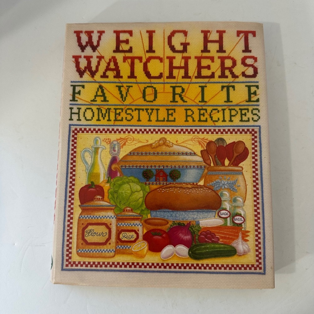 Weight Watchers Favorite Homestyle Recipes Cookbook 1993 Hardcover 1st Printing